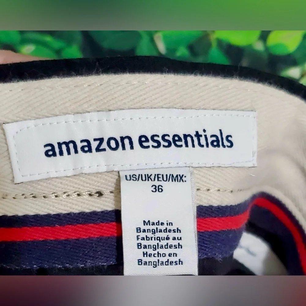 NWT Amazon Essentials Men's Slim Fit Shorts AE20120580  - Navy Blue Size 36